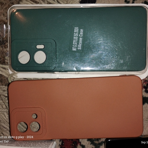 Motorola Moto g stylus 5g 2024 caramel latte nude phone NEW 2 free cases - Picture 6 of 8